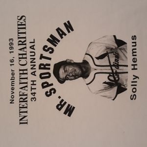 1993 SOLLY HEMUS Baseball Legend White Shirt Large‎